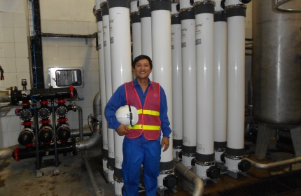 Construct water treatment system